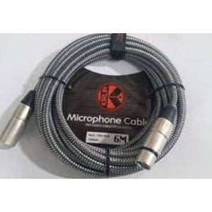 "CABLE KIRLIN CANON 3MTS CS-6"" CT-3 20AWG CCAM XLR M-XLR F NEGRO "