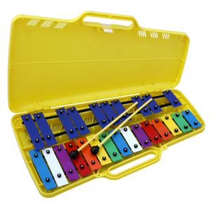 XILOFONO SPARKLE, DE 25 TONOS, CASE AMARILLO, TECLAS MULTICOLOR BLC-25C