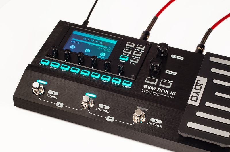 PEDALERA-MULTIEFECTO-GEEM-BOX-III-JOYO-61-MODULACIONES-DE-PREAMPLIFICADOR-9-MODULOS-DE-EFECTOS