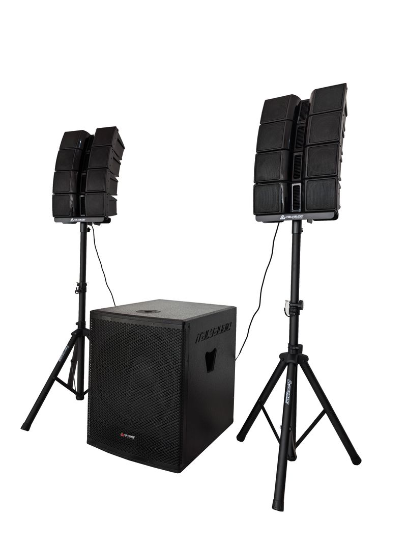 SISTEMA-LINE-ARRAY-ITL-LS1808-SUBAJO-18---8-PARLANTES-TWIN-4--SATELITE