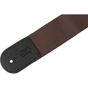 CORREA LEVYS SERIES SINGLE TONE, DE POLIPROPILENO , COLOR MARRON,  PARA GUITARRA, M8POLY-BRN