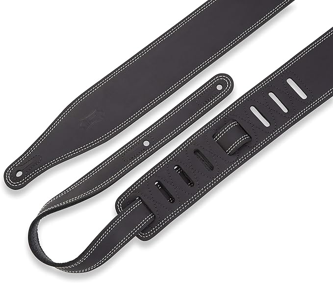 CORREA-LEVYS-SERIE-LIKE-BUTTER-DE-CUERO-COLOR-NEGRO-CON-DOBLE-PUNTADA-PARA-GUITARRA--M17BDS-BLK1