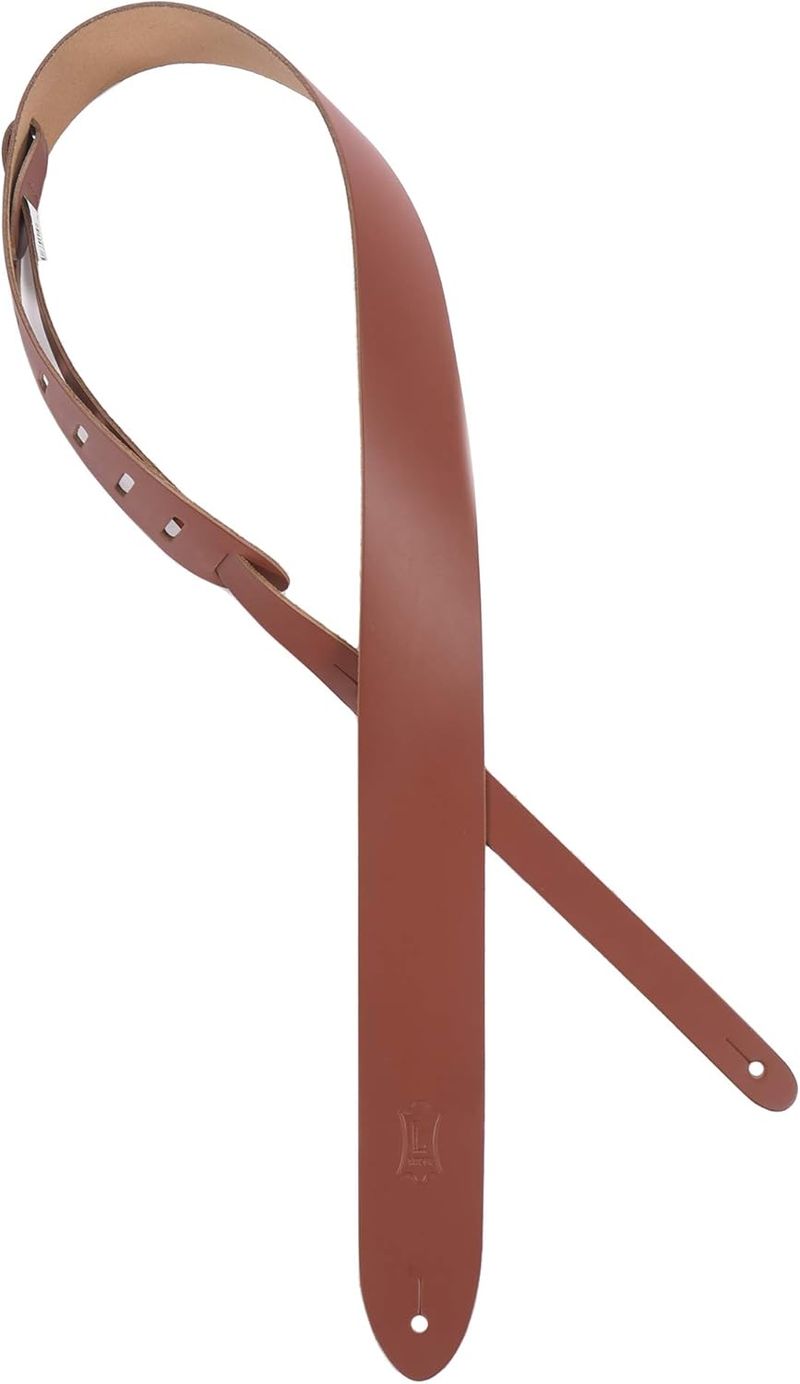 CORREA-LEVYS-SERIE-LEAD-LEATHER-DE-CUERO-COLOR-WALNUT-NOGAL-PARA-GUITARRA-M12-WAL