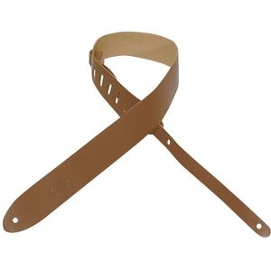 CORREA LEVYS SERIE LEAD LEATHER, DE CUERO, COLOR TAN- BRONCEADO, PARA GUITARRA  M12-TAN