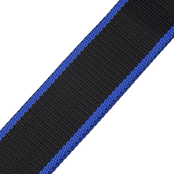 CORREA-LEVYS-SERIES-SINGLE-TONE-DE-POLIPROPILENO--COLOR-NEGRO-CON-AZUL--P.-GUITARRA-M8POLY-BKB2