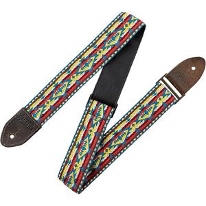 CORREA LEVYS SERIE VINTAGE HOOTENANNY, DE TELA TEJIDA , MULTICOLOR,  PARA GUITARRA, M8HTV-22