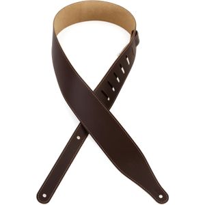 CORREA LEVYS SERIE TOP GRAIN DE CUERO, COLOR MARRON OSCURO, PARA GUITARRA DM17-DBR