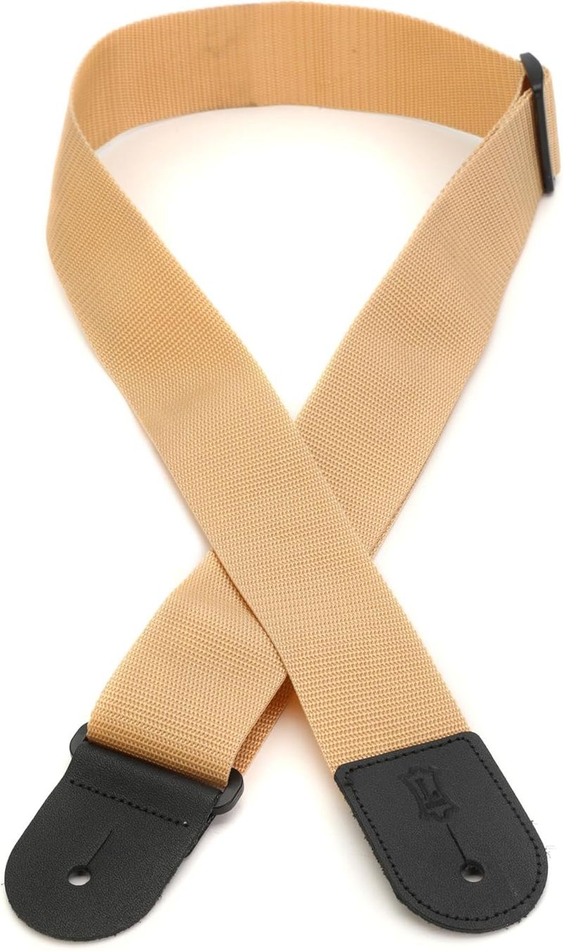 CORREA-LEVYS-SERIES-SINGLE-TONE-DE-POLIPROPILENO--COLOR-BRONCEADO-TAN-P.-GUITARRA-M8POLY-TAN
