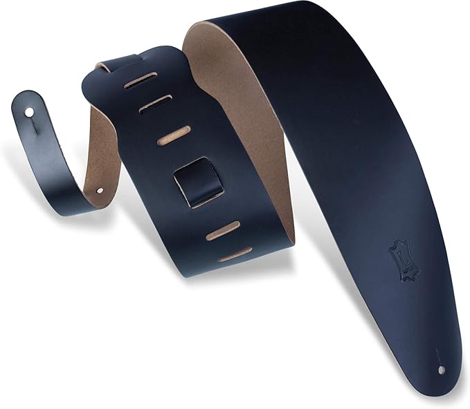 CORREA-LEVYS-SERIE-LEAD-LEATHER-DE-CUERO-COLOR-NEGRO-PARA-BAJO-M4-BLK