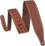 CORREA-LEVYS-SERIE-LIKE-BUTTER-DE-CUERO-COLOR-MARRON-CON-DOBLE-PUNTADA-PARA-GUITARRA-M17BDS-BRN