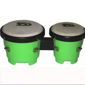 MINI BONGO DADI 5 pulg - 5.75 PLASTICO VERDE  BG5575GR