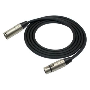 CABLE DE MICROFONO KIRLIN 6MTS -24AWG XLR M -XLRF NEGRO MPC480-6M-BK