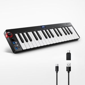 DONNER N-32 CONTROLADOR DE TECLADO MIDI USB CON 32 TECLAS EC3332