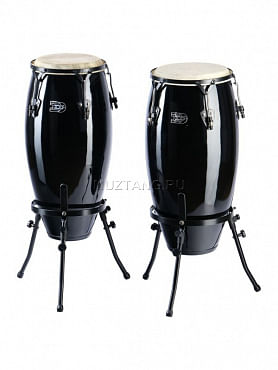 CONGA-DADI--PAR--FIBRA-VIDRIO-BORDE-TRADICIONAL-10-pulg-11-pulg-NEGRO--CFC-1BK