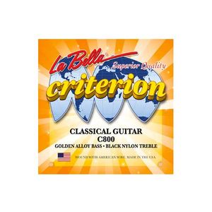 CUERDA LA BELLA BLACK-GOLDEN  C800