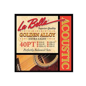 CUERDA LA BELLA SET ACUSTIC ALLOY 40PT