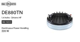 DRIVER-B-C-8-OHM---DE880TN