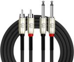 CABLE-KIRLIN-DE-CONEXION-24AWG-2x-RCA-PLUG---2x-1-4-pulg-MONO-PLUG-2M-NEGRO--AP403PR-2MBK