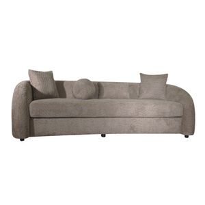 SOFA SOFIA, TRES CUERPOS 230X101X69 CM COLOR CAFÉ CLARO