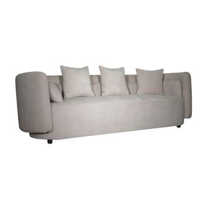 SOFA ANAHIS, TRES  CUERPOS 231X84X74 CM, COLOR BEIGE CLARO