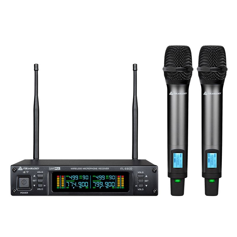 MICROFONO-INALAMBRICO-DOBLE--DE-16-CANALES-SELECCIONABLES-RECARGABLE--ITL-680D
