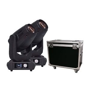 CABEZA MOVIL+CASE SETX2- BEAM 10R 280W IP20 AC100V-240V  50/60HZ BEAM-A2280