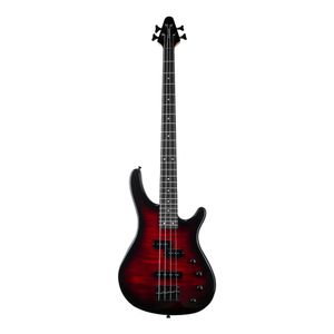BAJO ELECTRICO PALMER DE 4 CUERDAS ECLIPSE4-DLXACT-FRDS ROJO