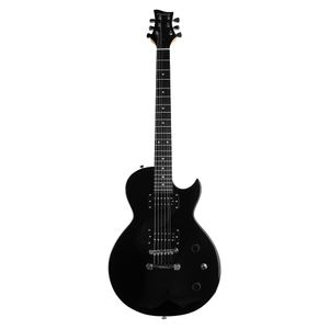 GUITARRA ELECTRICA PALMER, TIPO LES PAUL, PE-LPS-STD-SBK NEGRO SATINADO
